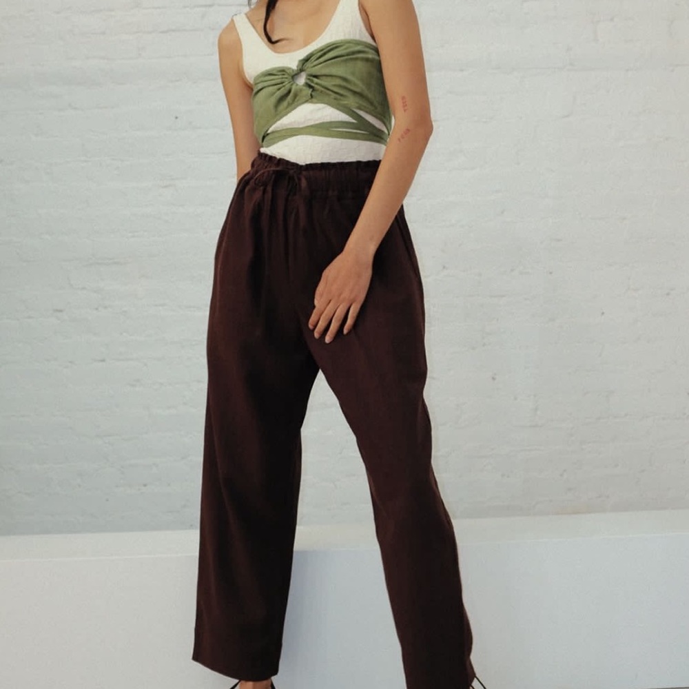 Ajaie Alaie overdyed crop top